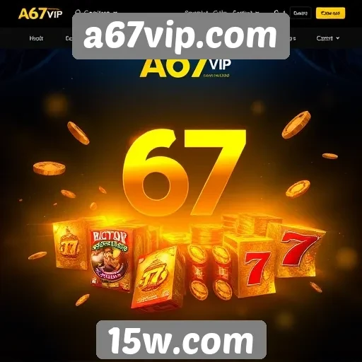 Novidades no design do site a67vip.com atraem jogadores